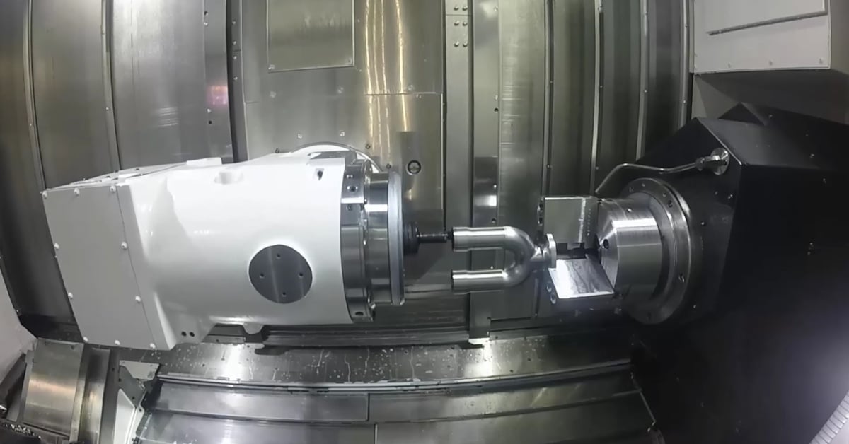 Okuma’s Turn-Cut Function Eliminates Special Tooling and Secondary Machines